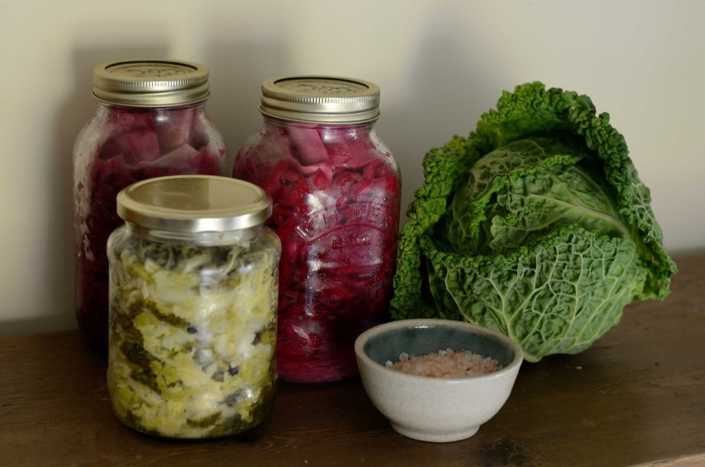 Sauerkraut and Kimchi